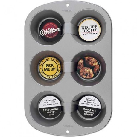 Pekač  Wilton 2105-955  Recipe Right Jumbo Muffin Pan