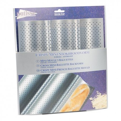 PAT  03664 3 Loaf French Bread Pan - pekač za francoske štruce
