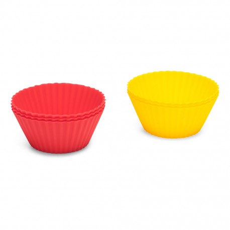 PATT 10467 Silicone cupcake cases Roza in zeleni