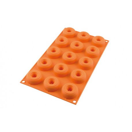 Multiporcijski silikonski pekač Silikomart Small Donuts