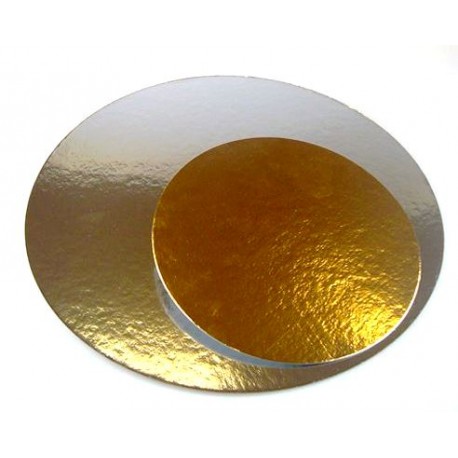 FunCakes Cake Board Silver/Gold KA801-0035 Podstavek za torto zlat/srebrn 35 cm 3 kos