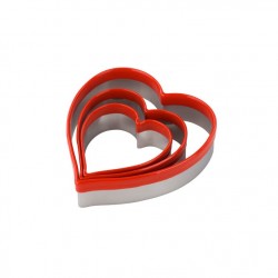 Tala 10A0090 Modelček za piškote 3 Heart Cutters / Srce 3 kos