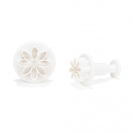 PATT 0002049 Plunger Cutter Flower Set /  Set modelčkov za izrezovanje roža 2 kos