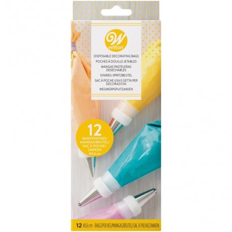 Wilton 03-3102 Disposable Decorating Bags 12 kos 40,6cm