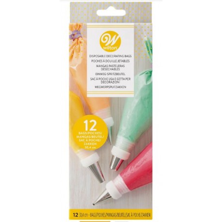 Wilton 03-3111 Disposable Decorating Bags 12 kos 30,4cm