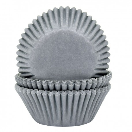HoM Papirčki za muffine HM5961 Grey  50 kos