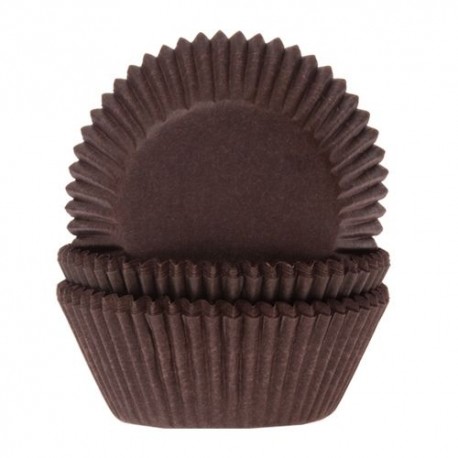 HoM Mini papirčki za peko HM0541 Brown  60 kos