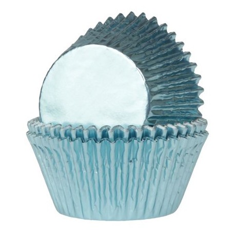 HoM Mini papirčki za peko Foil HM5998 Baby Blue  36 kos