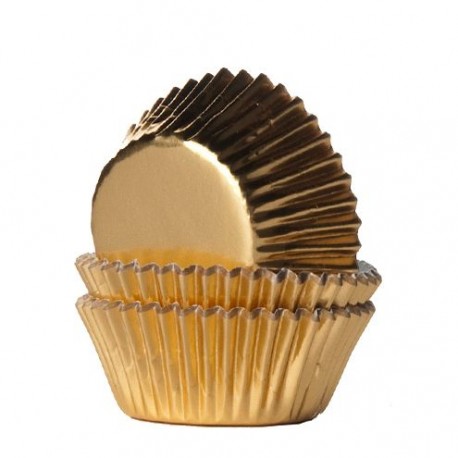 HoM Mini papirčki za peko Foil HM4419 Gold  36 kos