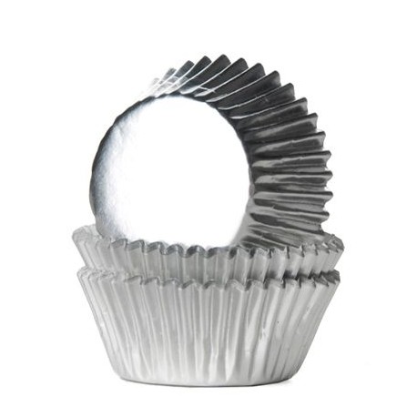 HoM Mini papirčki za peko Foil HM2262 Silver  36 kos