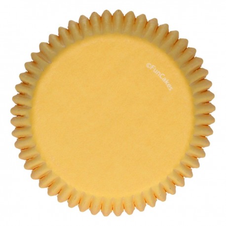 FunCakes Papirčki za peko FC4002 Yellow / Rumena  48 kos