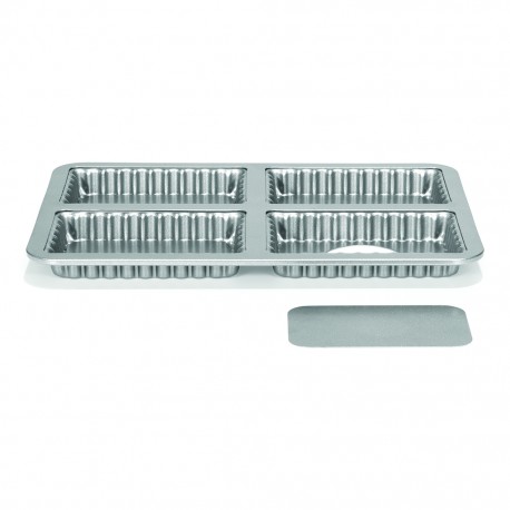 PAT 3571 Mini Quiche Pan / Pekač za mini pite 13 x 8 cm / 4 kos
