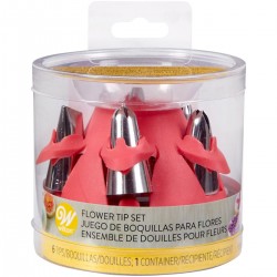 Wilton 2104-3860 Dishwasher & Storage Set Flower