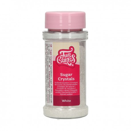 FunCakes F52120 Sugar Crystals / Sladkorni kristali / WHITE/ 80 g