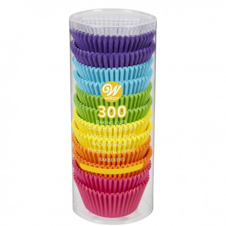 Papirčki za peko Wilton 05-0-0034 Rainbow Brights 300 kos