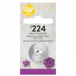 Wilton 418-224  Decorating Tip / Konica za dekoriranje 224 Dropflower Carded
