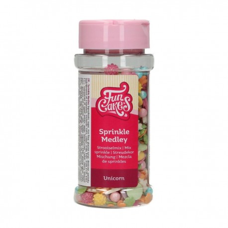 FunCakes F51140 Dekorativni posip Sprinkle Medley  Unicorn 50g
