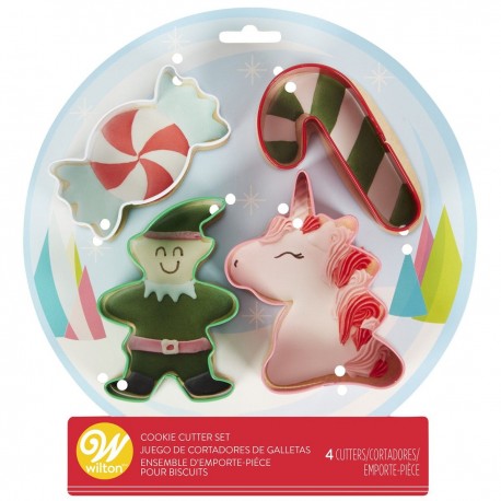 Set modelčkov za piškote Wilton XMS 2308-0-0226 Globe 4 kos