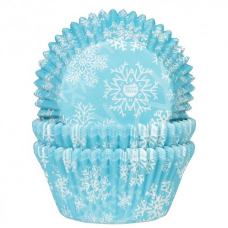 Papirčki za peko HoM XMS HM5263 50 kos Snow Crystal Blue