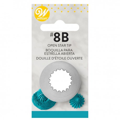 Wilton 418-5565 Decorating Tip / Konic za dekoriranje 8B Open Star