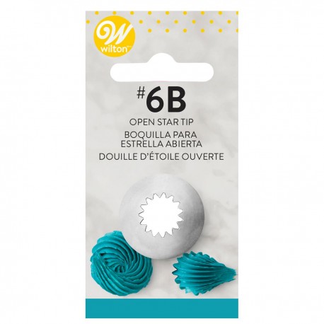 Wilton 02-0-0168 Decorating Tip / Konica za dekoriranje 6B Open Star
