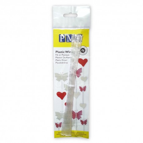 PME 1103PW Plastic Wires -plastična cvetlična žica- prosojna - 25 kos