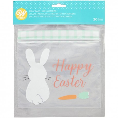 Vrečke Wilton EA 05-0-0143 Treat Bag Bunny 20 kos
