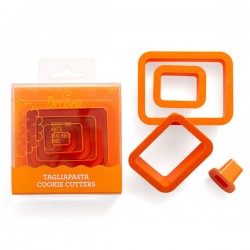 Decora 255309 4 Retangular Cookie Cutter Set /  Set modelčkov za piškotekvadrat 4 kos