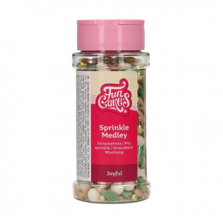 FunCakes F52875 Dekorativni posip Sprinkle Christmas Mix 55g