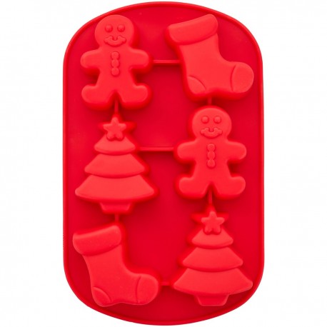 Wilton XMS 03-0-0128 Silikonski model Stocking/Gingerbread/Tree