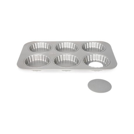 PAT 3569 Mini Quiche Pan / Pekač za mini pite 10 cm / 6 kos