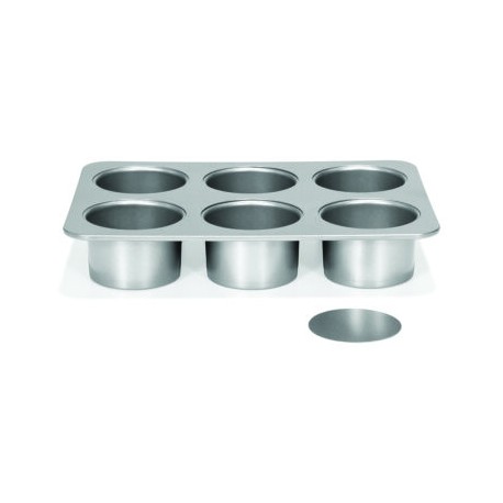 PAT 3588  Mini Cheescake Pan / Pekač za mini cheescake tortice  8 cm / 6 kos