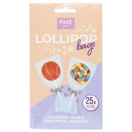 Vrečke za popse in lučke BL501 PME Lollipop Bags 25 kos