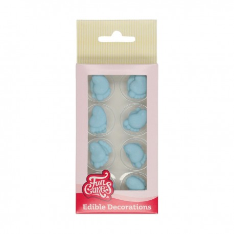 FunCakes F50110 Sladkorna dekoracija / Baby Feet / Male nogice 16 kos