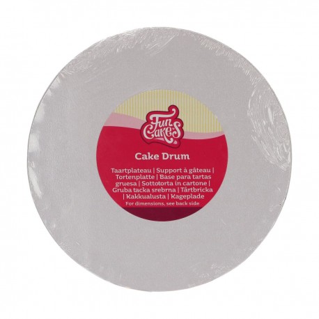 FunCakes Cake Drum FC525RD Podstavek za torto 25 cm Silver 1 kos