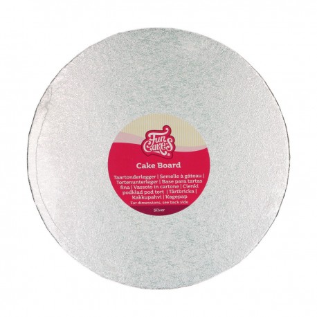 FunCakes Cake Board  F80630 Podstavek za torto 25cm SREBRN 1 kos