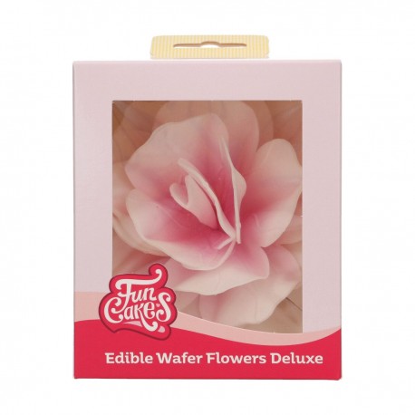 FunCakes F53840 Jedilna dekoracija za torto / Edible Wafer Flower  - PASTELLA Deluxe PINK OMBRE Large