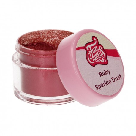 FunCakes F41070 Sparkle Dust / Bleščice v prahu RUBY 3,5 g