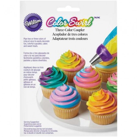 Wilton Color Swirl Coupler